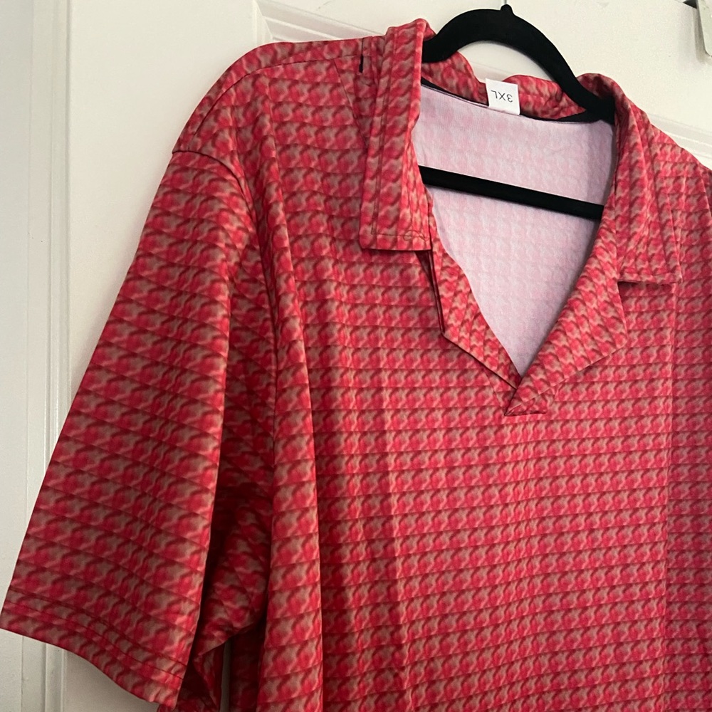 Men’s printed shirt with collar * Closeout *